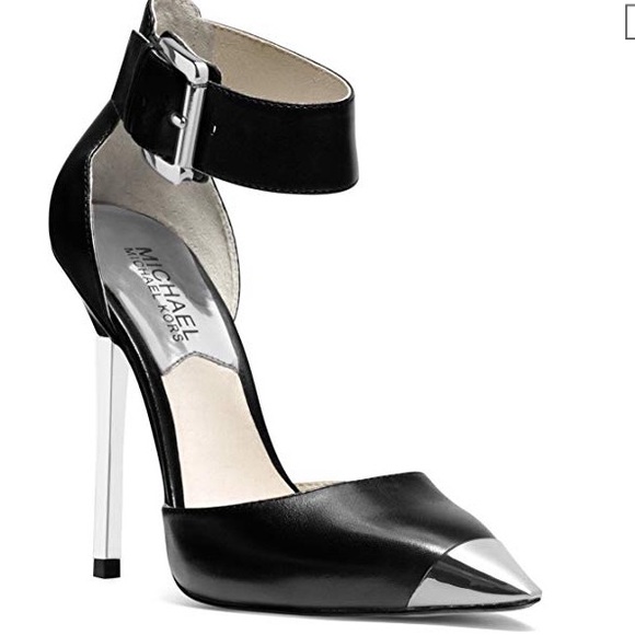 Michael Kors Zady Ankle Strap Pumps Pointed Toe - Picture 8 of 8